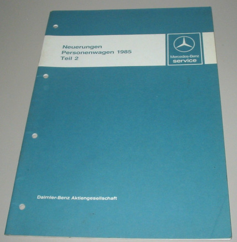 Werkstatthandbuch mercedes - werkstatthandbuch, w